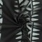 Black-Gray Tribal Printed Cotton-Poly Burnout Mesh Fabric By the Yard